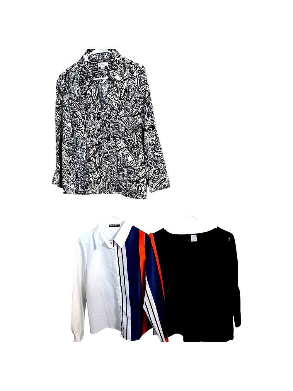 Women's Medium Tops Shirts Blouses Wholesale Bulk Lot of 4 M